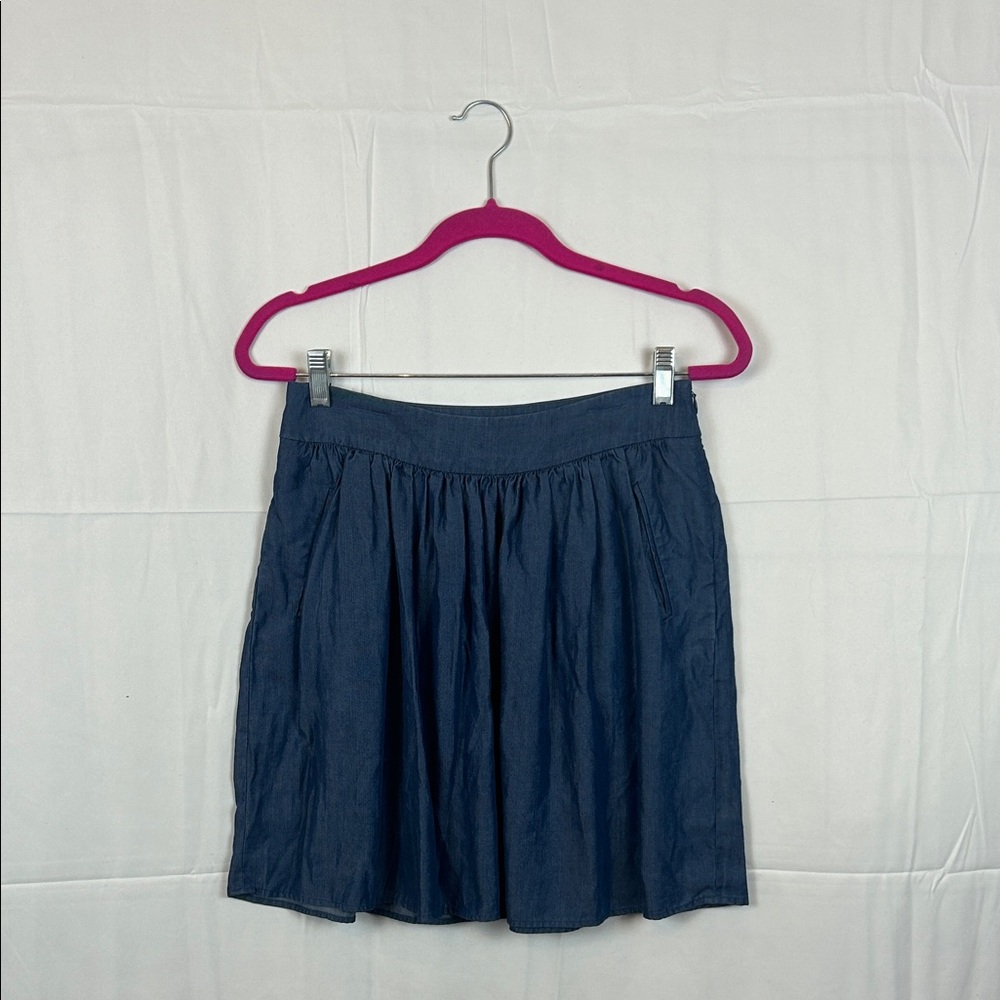 Cynthia Rowley Navy Midi Skirt